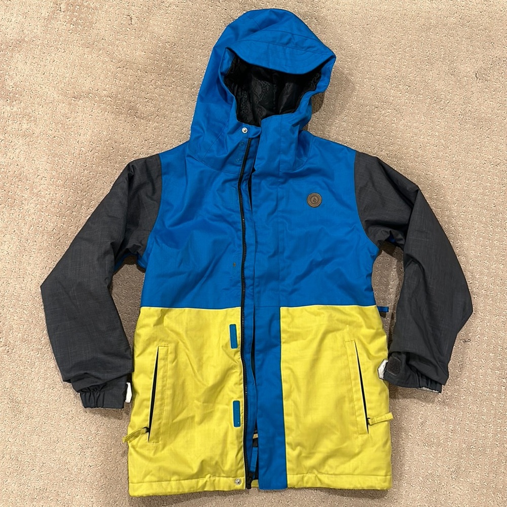 Boys youth large ski snowboard, jacket, long Volcom brand
